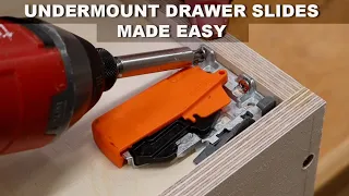 Easy to Make DIY Drawers & Install Blum Undermount  Drawer Slides