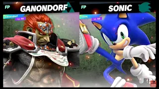 Super Smash Bros Ultimate Amiibo Fights – Ganondorf vs the World #36 Ganondorf vs Sonic