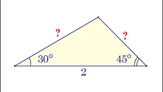 По силам каждому ★ Найдите стороны треугольника на рисунке