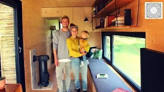 Life in shipping containers - couple builds a Tiny House in Portugal