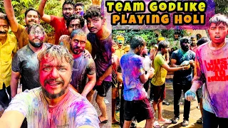 Team GodLike Playing Holi | GodL Guru