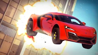 GTA 5 - FAST & FURIOUS 7 - Skyscraper Jump Scene