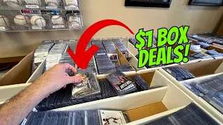 Finding Dollar Box Sports Cards to Flip on EBay and Whatnot!