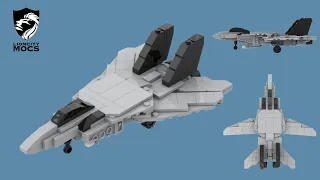 F-14 Tomcat Lego Tutorial(1:90)