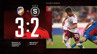 Sestřih: Viktoria Plzeň 3:2 Sparta Praha (7.kolo FORTUNA:LIGA)