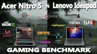 Acer Nitro 5 vs Lenovo IdeaPad Gaming 3 Gaming Benchmark Test in 2023 | #ryzen5 | @StealthGamerSG