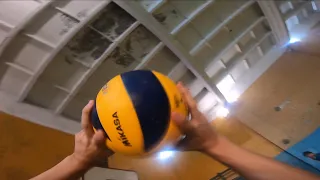 ВОЛЕЙБОЛ ОТ ПЕРВОГО ЛИЦА I VOLLEYBALL FIRST PERSON TRAINING I POV I BEST MOMENTS I