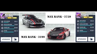 MAX DODGE VIPER GTS VS MAX ACURA NSX | WHO IS BETTER? | ASPHALT 9 LEGENDS