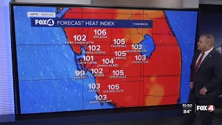 FORECAST:  Triple Digit Feels Like Temperatures Continue