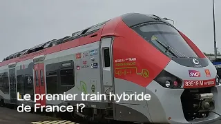 Petit reportage sur le train 1er hybride de France