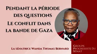 La sénatrice Bernard pose une question sur le conflit dans la bande de Gaza - 10 avril 2024 (FR)