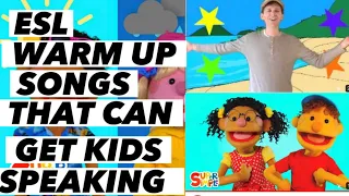 ESL WARM UP SONGS THAT CAN GET YOUR KIDS SPEAKING.. #eslgames #kwekusikaniabrante