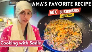 Muttor Chawal Recipe By Sadia 50k Subscribe ki Khushi #sabafaisal #trending #love #viral #vlog