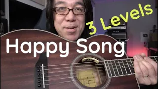 Happy Song (12 Jazz chords)  - 3 Levels