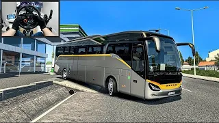 Smooth Bus Drive Trough Village Euro Truck Simulator 2 - Logitech G29 Setup Handbrake Abbasi Travel