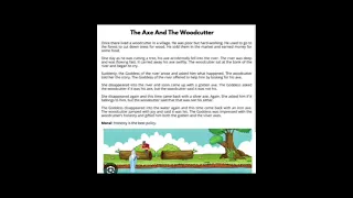 The Woodcutter and his Axe - Moral Story