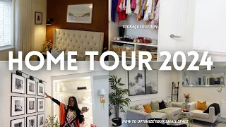 A LUXURIOUS FURNISHED HOME TOUR | HOW TO DECORATE & ORGANISE SMALL SPACES