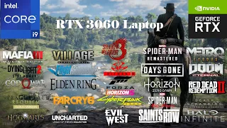 RTX 3060 Laptop Gaming in 2023  part 1- Test in 25 Games