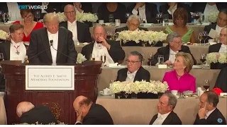 Trump-Clinton: Highlights from the annual Al Smith dinner