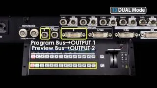 Roland V-1600HD Tutorial 13: DUAL Mode