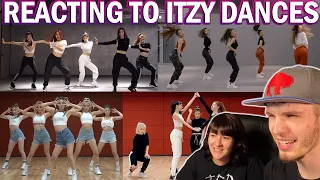 REACTING TO ITZY DANCE PRACTICES! (COUPLE REACTION!) [DALLA DALLA, ICY, WANNABE, & NOT SHY]