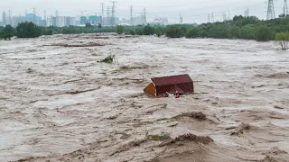 China rivers overflow, Many days of rain flood city! Dam water levels peak, Guangdong on alert