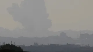 Smoke billows over northern Gaza Strip after Israeli strikes | AFP