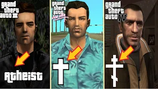 Evolution of GTA PROTAGONISTS Religions over the years | GTA Main Characters Comparison