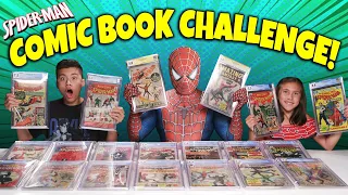 SPIDER-MAN COMIC BOOK CHALLENGE!!! Most Valuable Spider-Man Comics Collection Battle!