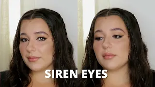 SIREN EYES TUTORIAL l beginner friendly & on hooded eyes