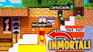 👉 EXPLOTAN las TRAMPAS de la SALA SECRETA de MI NOVIA en MINECRAFT! 😂 ¿INMORTAL?