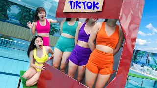 WOW !! COMPETITION TWO GIRLS PRANK BATTLE NERF Dr DBGirl Nerf Guns POPULAR BAD BOY - GOOD BOY PRANK