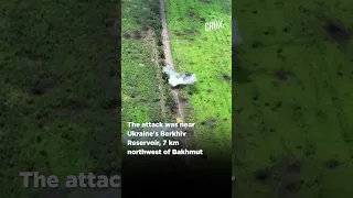 Watch: Ukrainian Army Destroys Russian Tank Near Bakhmut