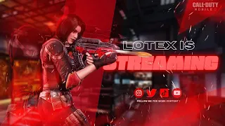Tournament + Handcam Live Stream with Lotex Call of Duty Mobile