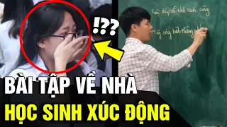 Xúc động 'BÀI TẬP VỀ NHÀ' của thầy giáo lớp 12, chỉ 1 'DÒNG CHỮ' nhưng nghẹn lòng | Tin Nhanh 3 Phút