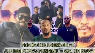 See Frederick Leonard's Touching Speech at Junior Pope’s Funeral Watch the Full Video😭💔