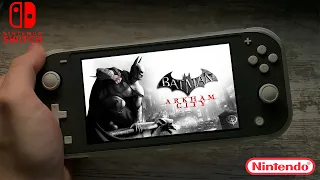 Nintendo Switch Lite Gameplay | Batman Arkham City