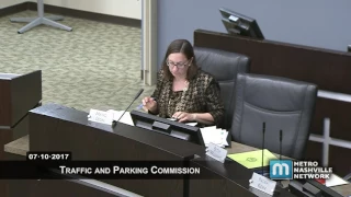 07/10/17 Traffic & Parking Commission