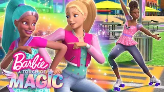 Barbie rollerblading MAGIC! |  Barbie A Touch Of Magic ✨