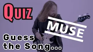 Muse Bass Quiz | Guess The Song #bass #basscover #musicquiz #muse