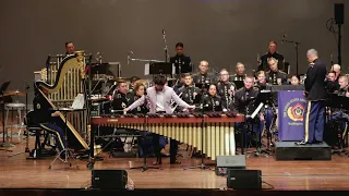 Keiko Abe Prism Rhapsody I,  performed by Bensen Kwan (marimba) and The U.S. Army Field Band