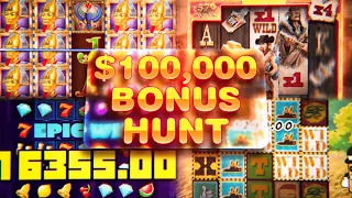 OPENING A HUGE $100,000 - BONUS HUNT!! (33 Different Bonuses)