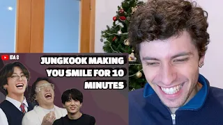 #Singer Reacts to #Jungkook making you #smile for 10 minutes (from #BTS (방탄소년단)