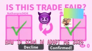 How to scam in adopt me 2024 (Don’t do it XD)