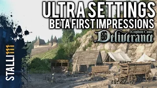 ★ Kingdom Come: Deliverance Beta | Max Settings First Impressions (Ultra Graphics Gameplay)