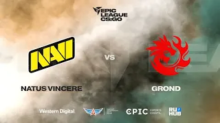 Natus Vincere vs GROND - EPIC CIS League Spring 2021 - map1 - de_dust2 [TheCraggy & MintGod]