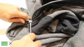 How to Replace a Locking Zipper | Simms Columbia North Face Arc'teryx Stomr Mountain Hardware