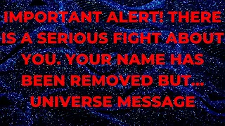 Important alert! There is a serious fight about you. Your name has been removed but...