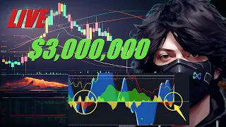 LIVE  - $3,000,000 Million Dollar  Bitcoin LONG Trading - LIVE