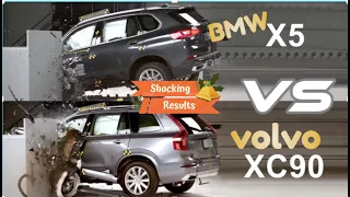 Crash Test 2023: BMW X5 vs VOLVO XC 90 - Which SUV is the Safest Revealed #bmw #volvo #crashtest